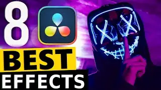 8 BEST EFFECTS in DAVINCI RESOLVE | Tutorial