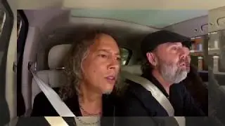 Metallica singing Rihanna's Diamonds in Carpool Karaoke!