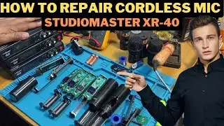 How to Repair Cordless Mic | Studiomaster XR 40 cordless Mic Repairing