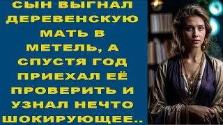 СЫН ВЫГНАЛ ДЕРЕВЕНСКУЮ МАТЬ В МЕТЕЛЬ, А СПУСТЯ ГОД ПРИЕХАЛ ЕЁ ПРОВЕРИТЬ И УЗНАЛ НЕЧТО ШОКИРУЮЩЕЕ...