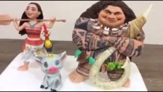 Фигурки Моана и Мауи