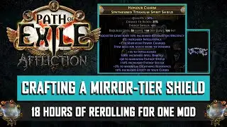 [POE 3.23] Mirror Crafting an Int Stack Shield (that hates me)