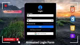 How to Create a Login Form using HTML, CSS, Bootstrap and JavaScript