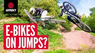 How Hard Can You Ride E-Bikes? | Shredding EMTBs At The Bike Park