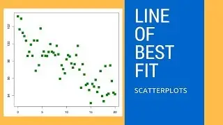 How to draw line of best fit ( Scatterplot)