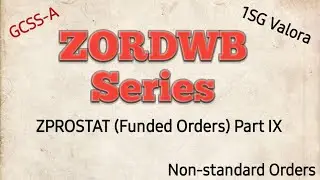 ZPROSTAT (Funded Orders) Part 9