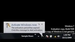 Windows 7 Build 760X This copy of Windows is not genuine- How to Fix in 2 steps!!