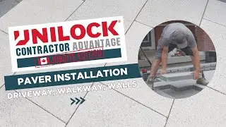 Installing a Paver Driveway, Walkway, and Garden Wall using Unilock Products