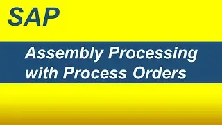 SAP Assembly Order Processing | Planning Strategy 82 | Make to Order | Dynamic Order Execution