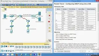 8.1.3.3 Packet Tracer - Configuring DHCPv4 Using Cisco IOS