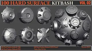 Video How To Use 100 Hard Surface KITBASH VOL02