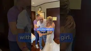 Bride surprises dad, who has terminal cancer, in hospital before wedding 🥹❤️