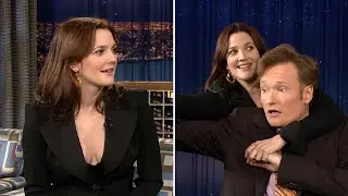 Drew Barrymore Teaches Conan Charades | Late Night with Conan O’Brien