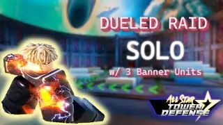 6 Star Genos DESTROYS Dueled Raid | Solo Gameplay | All Star Tower Defense Roblox