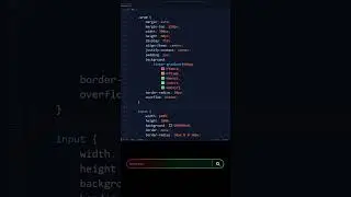 Add Border Gradient in Search Bar in HTML | CSS #shorts  #computerlanguage