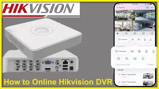 how to connect hikvision cctv network || hik-connect online setup