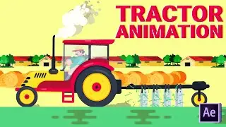 How to animate tractor in After Effects without using any Plugins