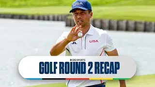 2024 Mens Olympic Golf: Xander Schauffele, Team USA HOLD SHARE OF LEAD After Round 2 I CBS Sports