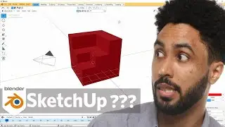 😲Fiz o Blender ficar IGUAL AO SKETCHUP!