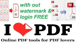 How To Merge Multiple PDF Files Into One File || Combine PDF Files into One File Easiest For free