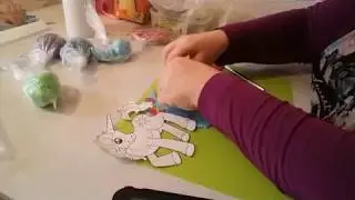 Фигурка лошади из мастики