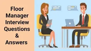 Floor Manager Interview Questions & Answers - Job Interview Conversation #job #interview