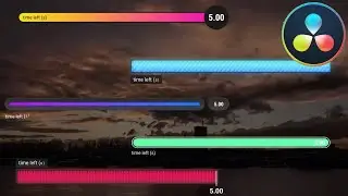 Countdown Timer Bars Toolkit ★ DaVinci Resolve Templates ★