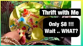 Crazy Thrift with Me ✨ Awesome Fun Vintage Decor