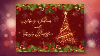 How to Make a Christmas Greeting Card in Photoshop | Christmas Card Decoration