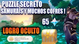 Puzzle *SECRETO* 6 Samuráis. Cofres y Logro Oculto! Genshin Impact 2.0 Inazuma