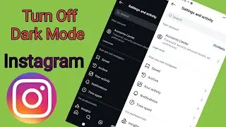 How to turn off dark mode on Instagram