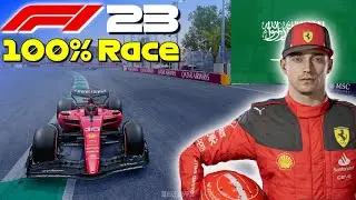 F1 23 - Lets Make Leclerc World Champion #2: 100% Race Jeddah