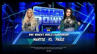 WWE 2K24: Maryse vs Paige(c) - WWE WOMEN'S WORLD CHAMPIONSHIP