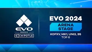 Evo 2024 Presented By Chipotle Day 2: Top 6 KOFXV, MK1, UNI2, 3S