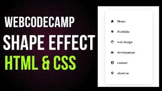 shape effect using html and css with souce code-#shapeeffect