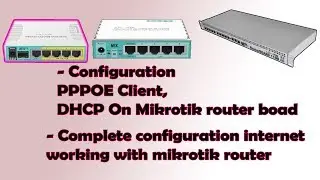 How to configure PPPOE on mikrotik router | How to configure DHCP on mikrotik router