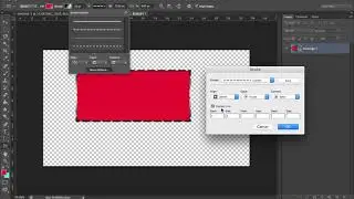 How to create dashed borders for rectangles, circles in Photoshop