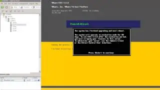 VMware ESXi 5.5 upgrade from VMware Update Manager