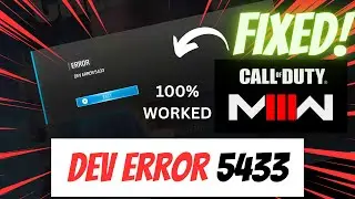 How to fix DEV ERROR 5433 in #mw3 | warzone & modern warfare 3 || by borntoplaygames