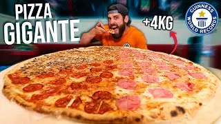 PIZZA GIGANTE DE 3,5KG para 1 PERSONA *RETO DE COMIDA EN BUDAPEST*