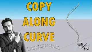 How to Copy Along Curve In Sketchup