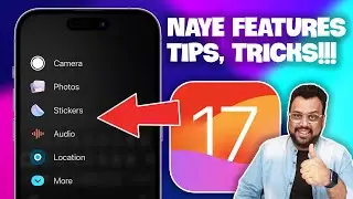 iOS 17 New Features, Tips, Tricks, Settings, Demo, Hidden Features in Hindi