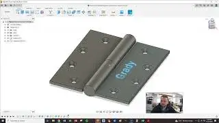 Learn Fusion 360   Hinge Tutorial   Turn In and Animate