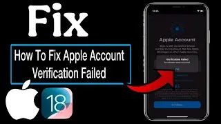 How To Fix “Verification Failed: An Unknown Error Occurred” on iPhone | Apple ID Login Problem 2025