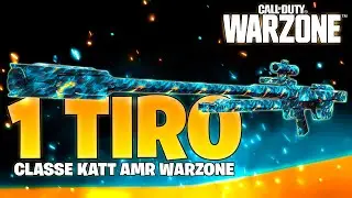 *1 TIRO* A NOVA KATT AMR ESTÁ NO META DAS SNIPER NO WARZONE!! | MELHOR CLASSE KATT AMR WARZONE