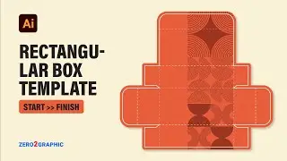 How to Rectangular Box Template Design in Adobe Illustrator 2022 CC | Packaging Design Tutorials