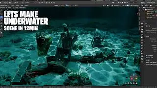 how to make an underwater scene in blender