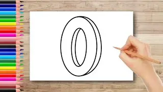 How To Draw Number '0' In 3D