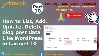 How to use the CURD option using Laravel Like, List, Soft Delete,Delete Part-10