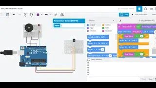 Arduino Weather Station | Weather Station Arduino Tinkercad | Tinkercad Arduino Weather Station